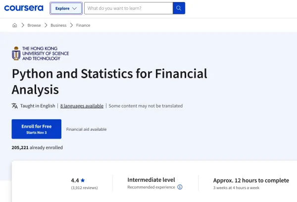 6 Best Free Online Courses for Statistics for Data Science in 2025 5 pythonandStatistics